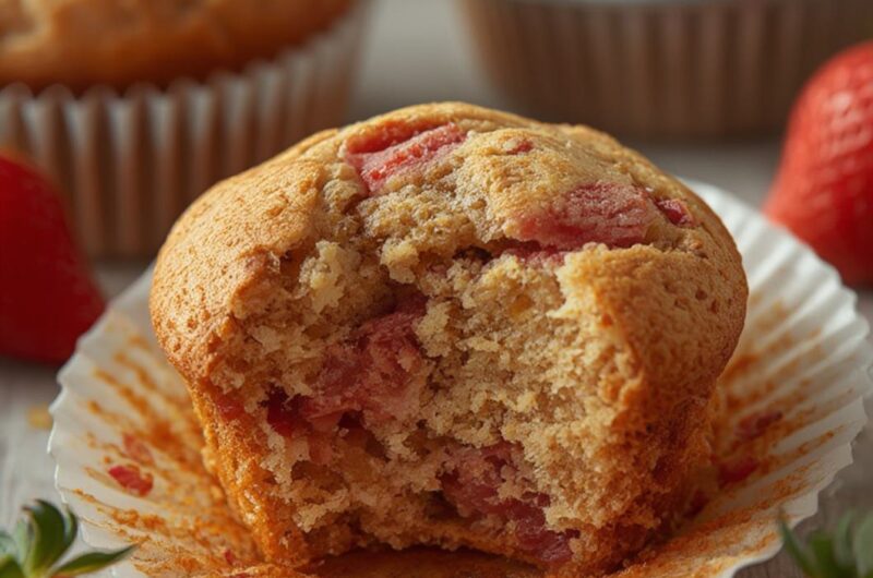 Strawberry Muffins cooking