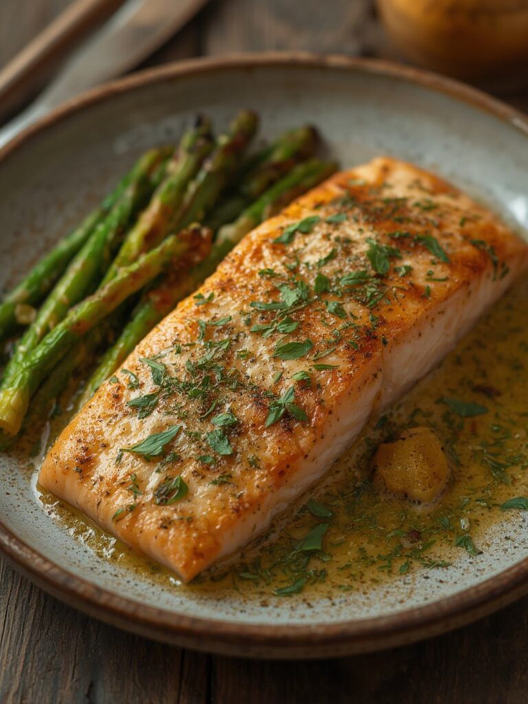 Tuscan Butter Salmon cooking