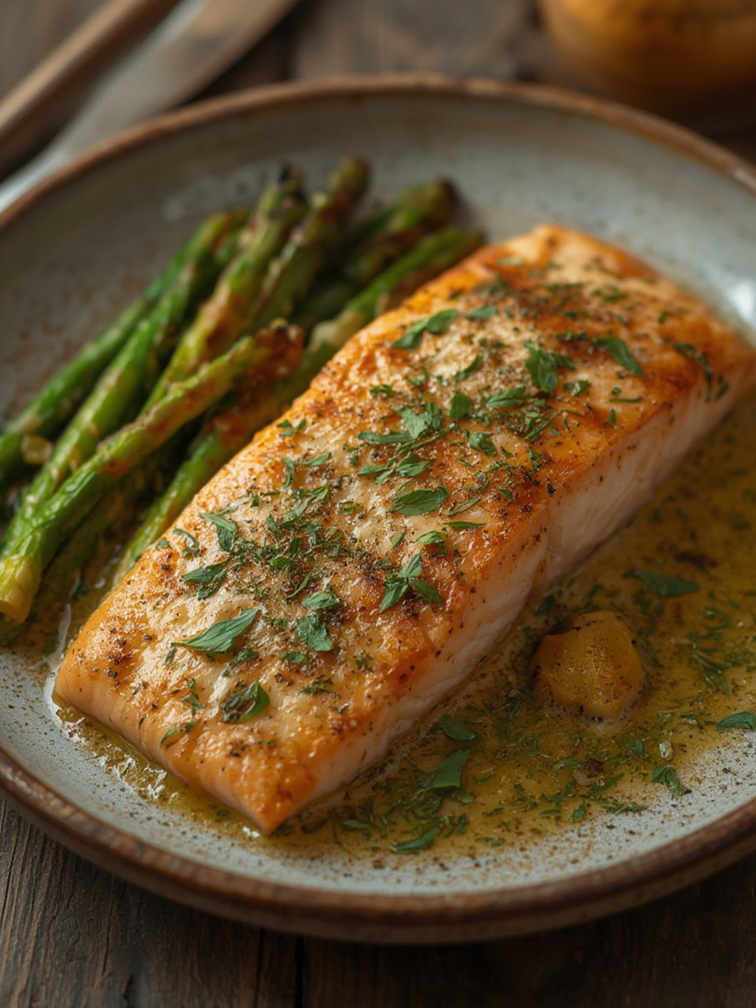 Tuscan Butter Salmon cooking