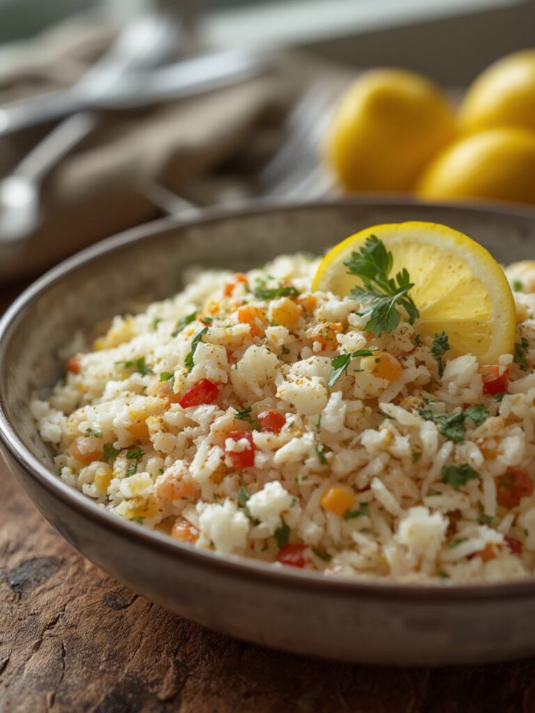 lemon greek rice pilaf