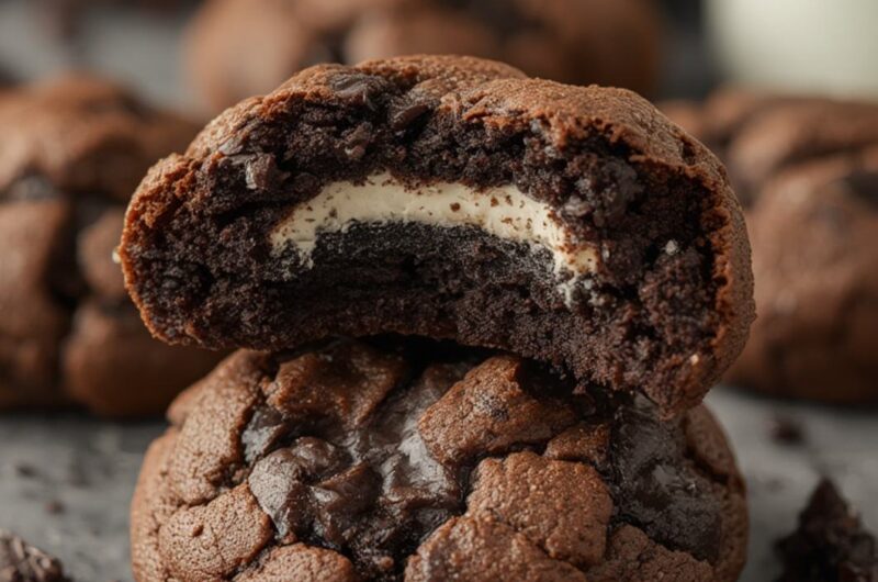 oreo stuffed monster cookies cooking