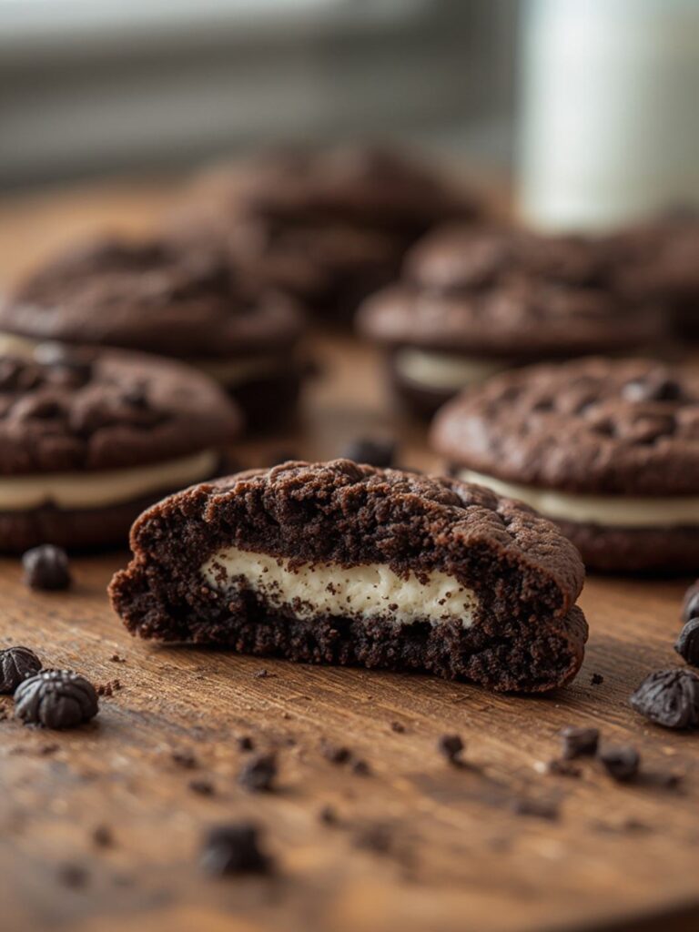 oreo stuffed monster cookies