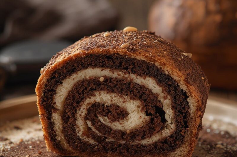 roll cake chocolate cooking