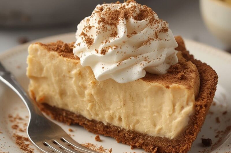 Banoffee Pie with Coffee Whipped Cream cooking