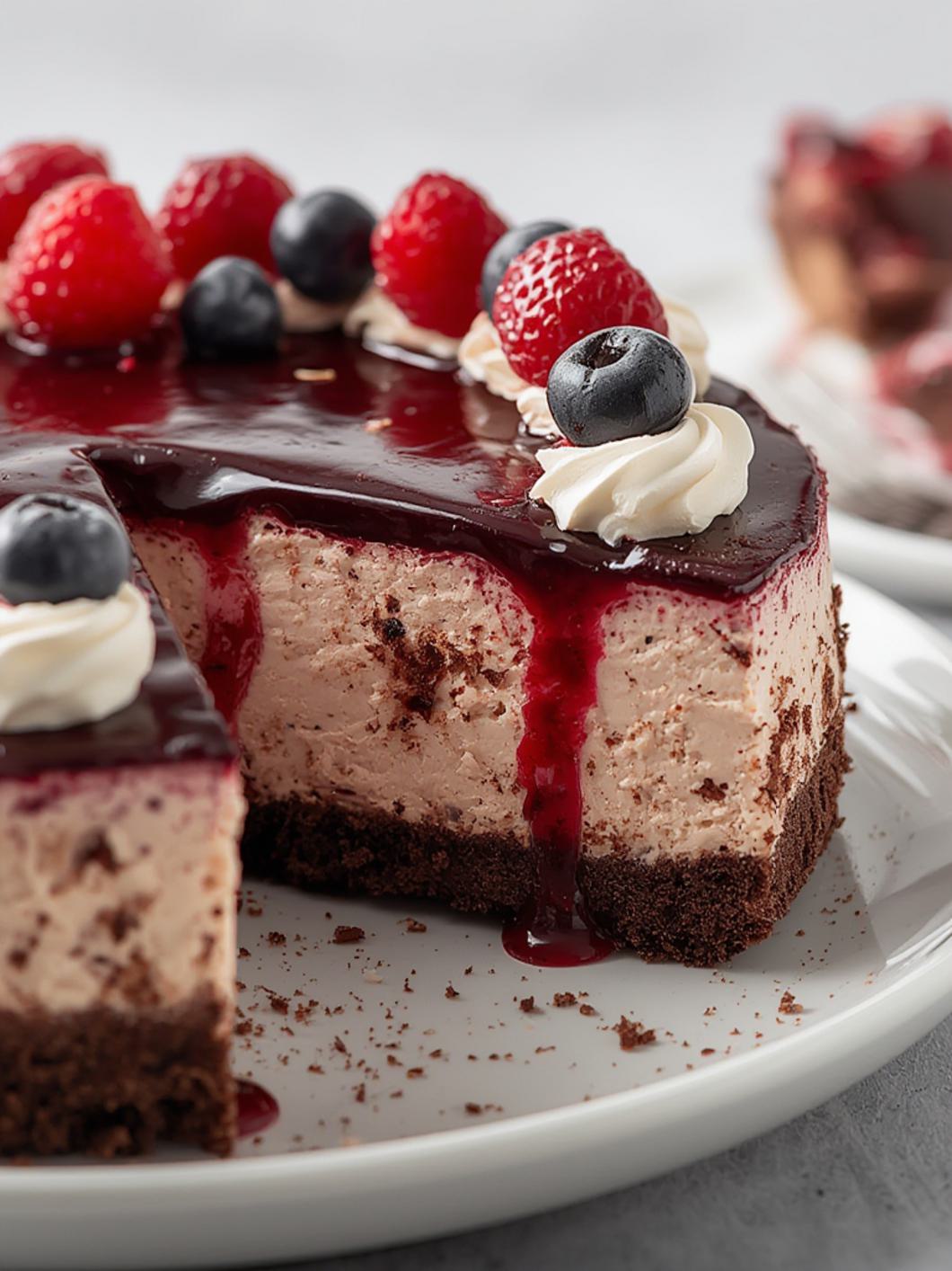 Black Forest Cheesecake