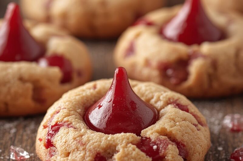 Cherry Kiss Cookies cooking