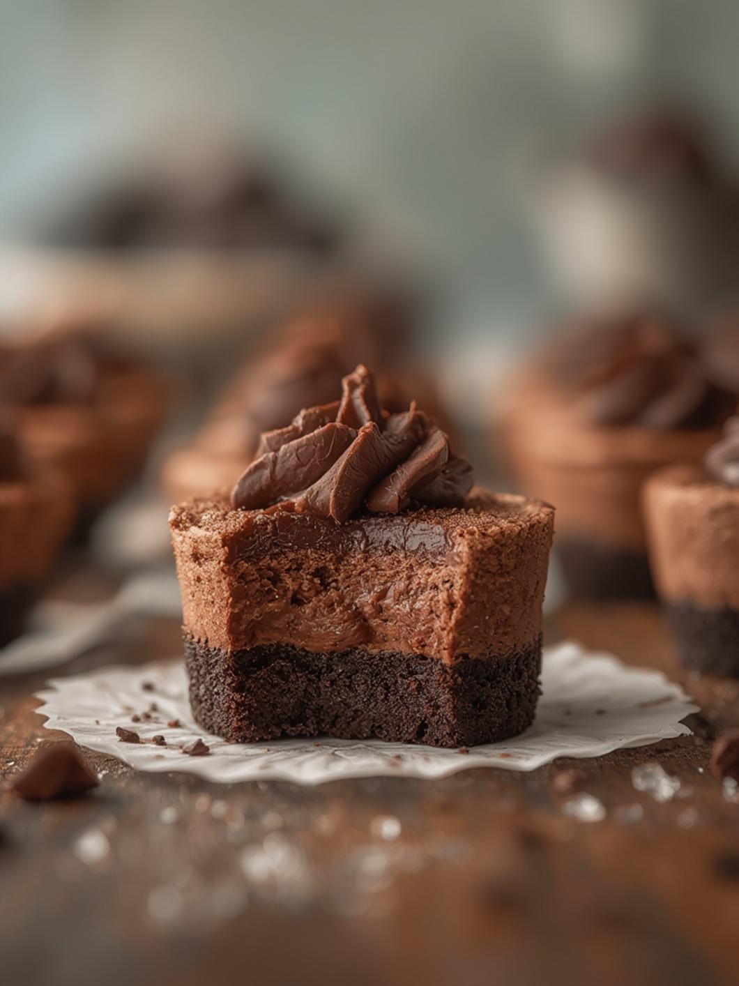 Chocolate Cheesecake Bites