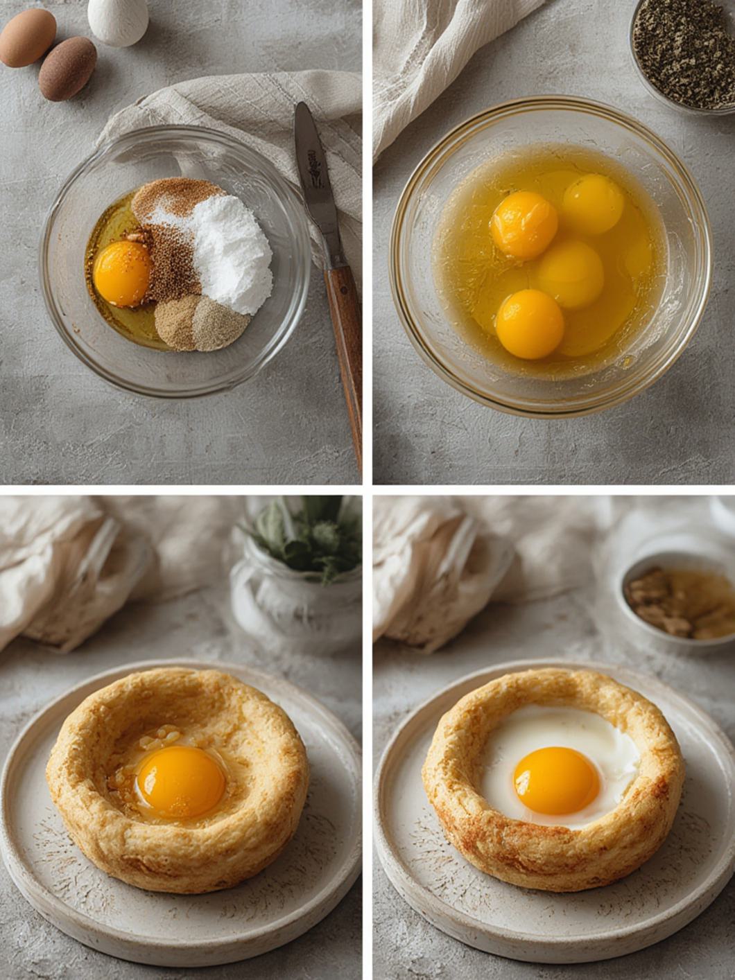 Egg in a Hole steps
