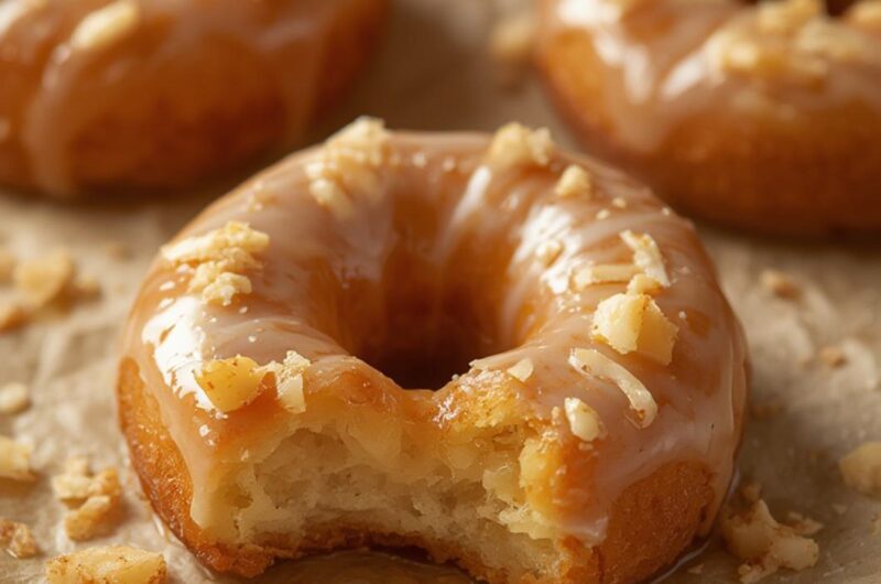 Glazed Potato Donuts cooking
