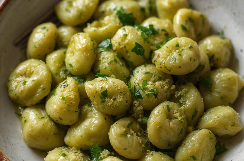 Green Goddess Gnocchi cooking