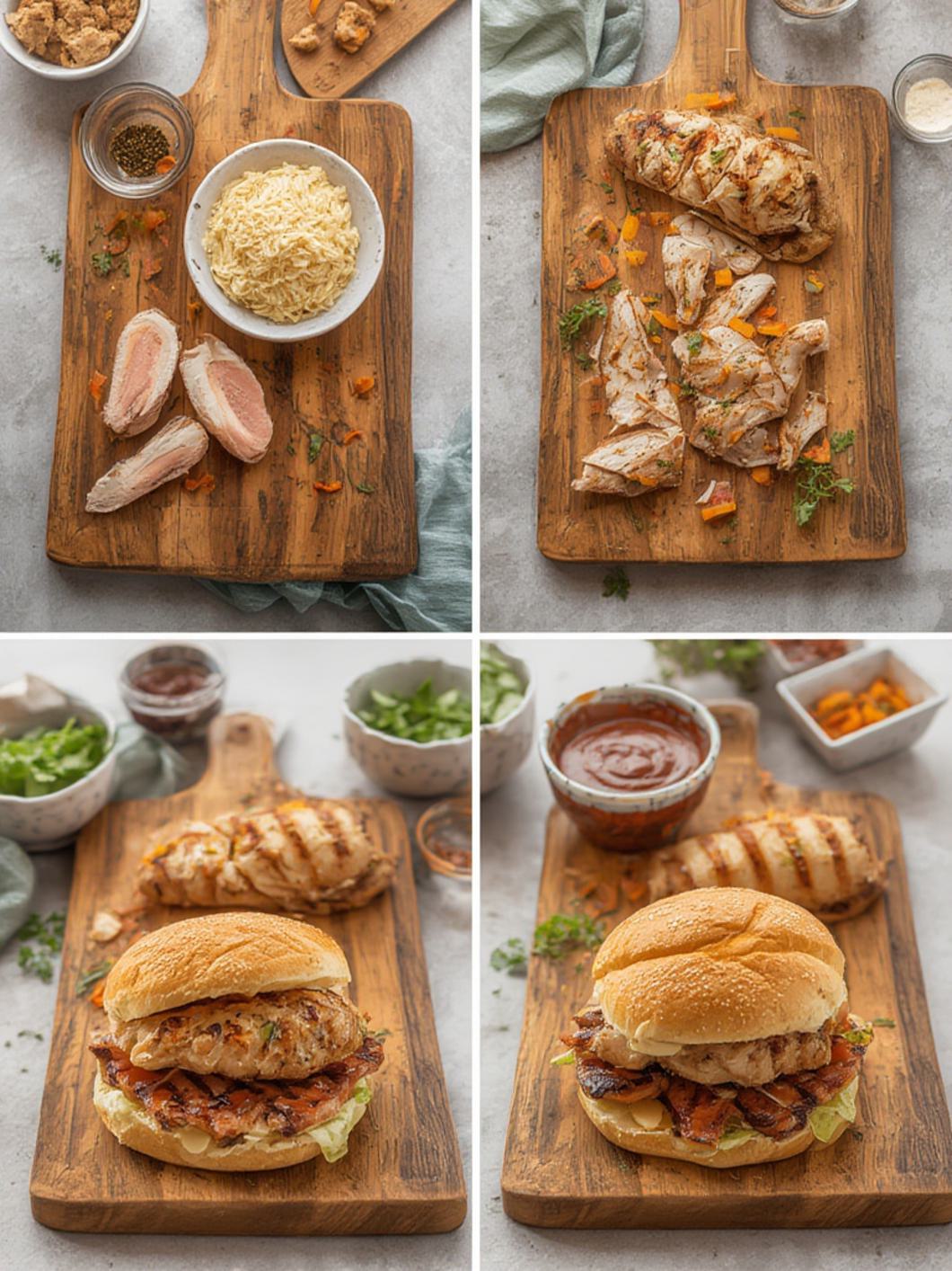 Grilled Chicken Sandwich steps