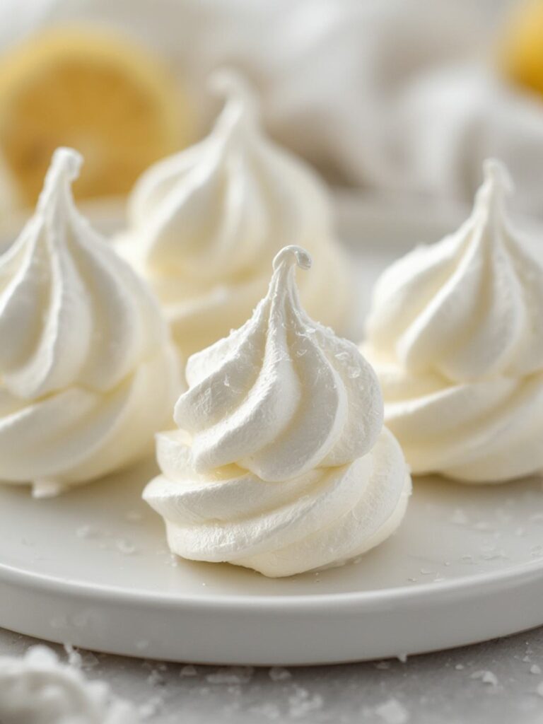 Mini Lemon Curd Meringues