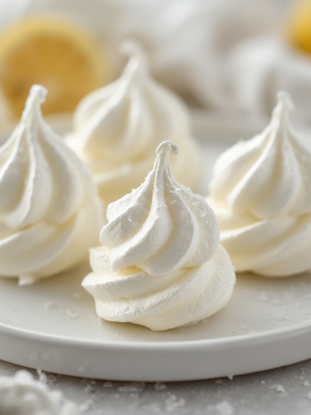 Mini Lemon Curd Meringues