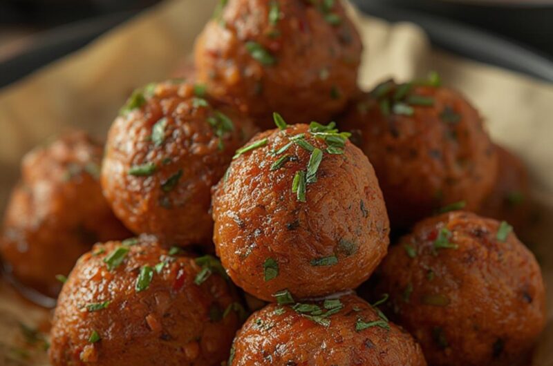 Sausage Balls cooking