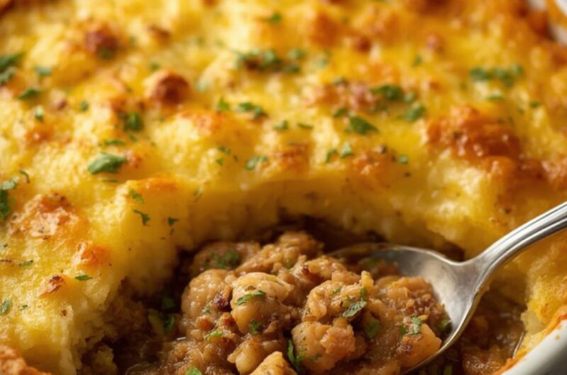 Shepherds Pie cooking
