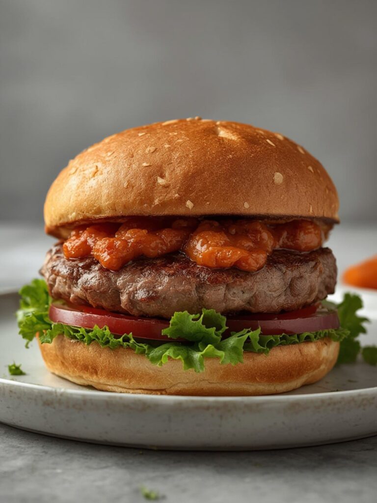 The Juiciest Lamb Burger