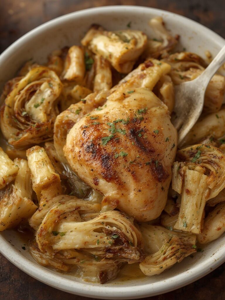 artichoke chicken cooking