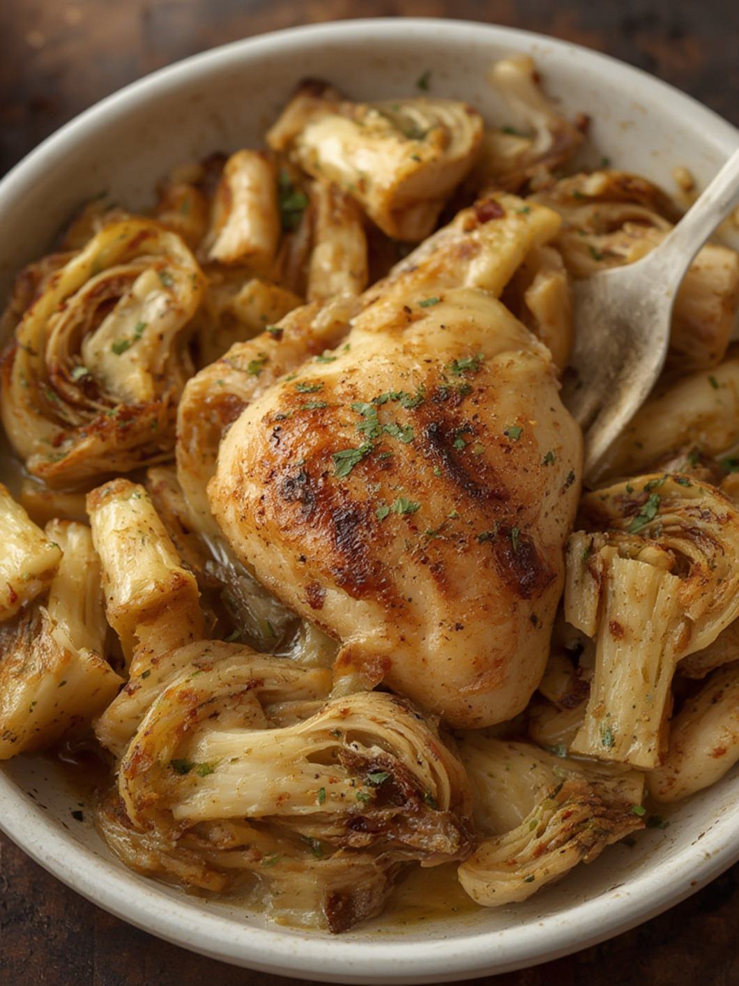 artichoke chicken cooking