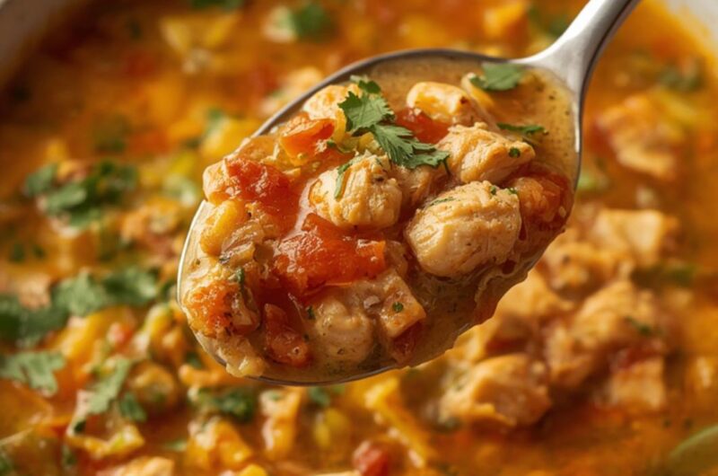 Chicken Tortilla Soup cooking