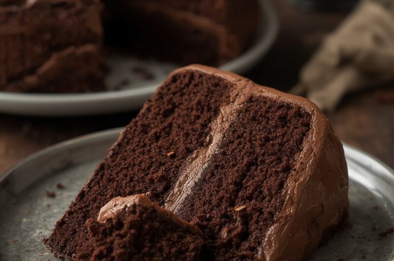 Chocolate Guinness Cake cooking