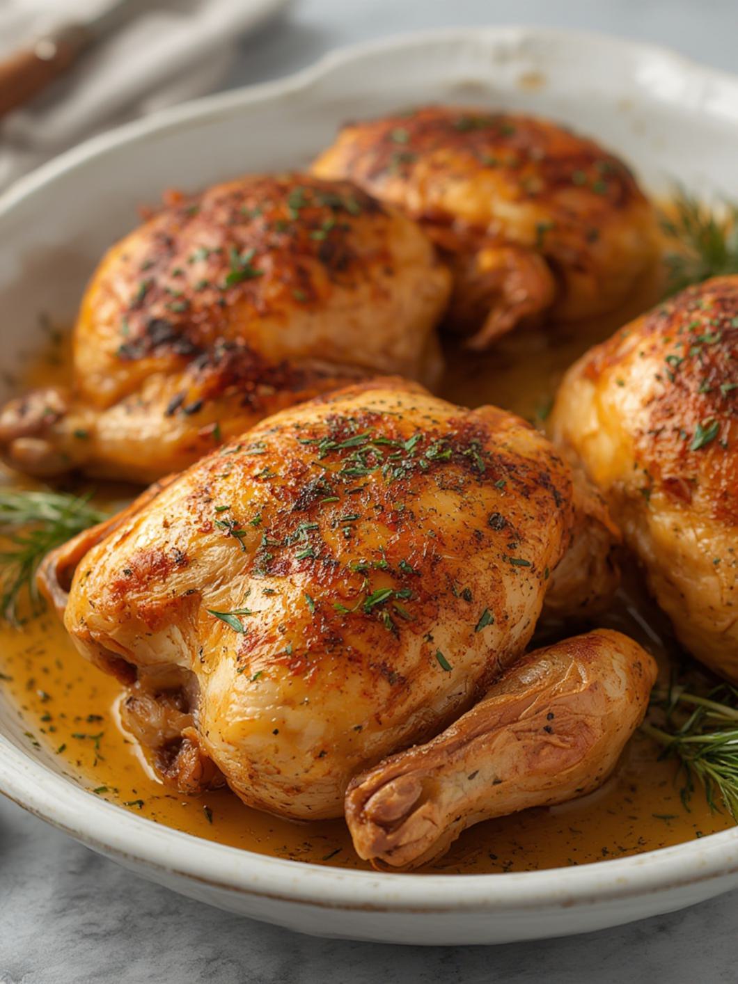 Roasted Cornish Hens