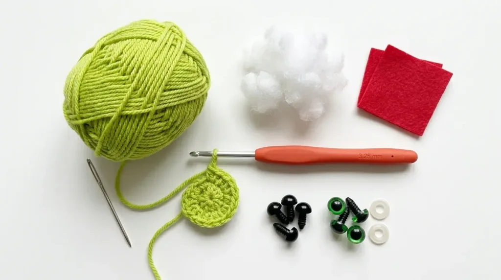 Baby Grinch crochet pattern
