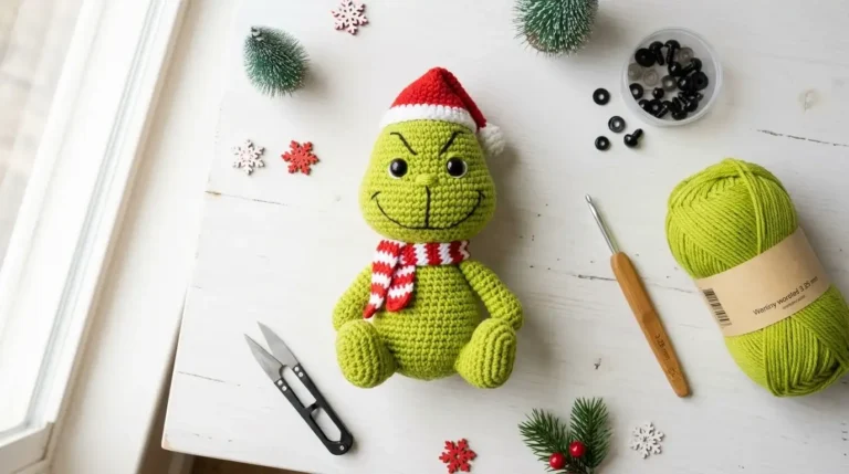 Baby Grinch Crochet Pattern: Free Amigurumi Tutorial