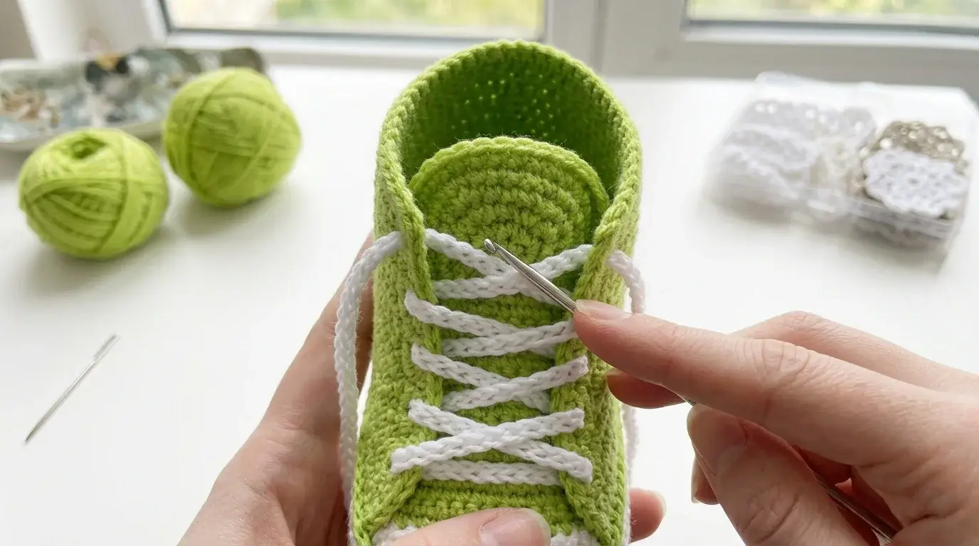 Crochet Baby Converse