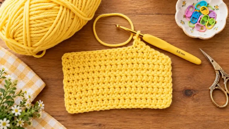 How to Half Double Crochet (hdc) – Beginner Crochet Lesson 2: Step-by-Step Guide