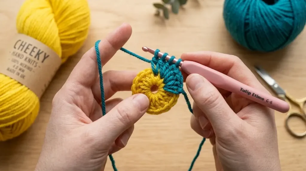 How to Crochet a Sunburst Granny Square
