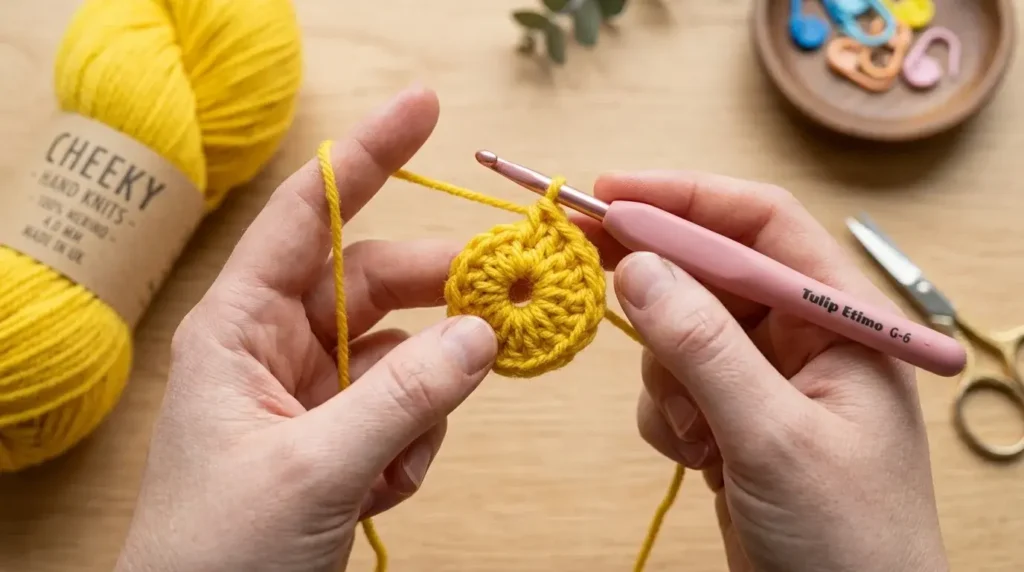 How to Crochet a Sunburst Granny Square