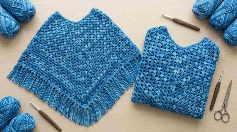 crochet poncho pattern