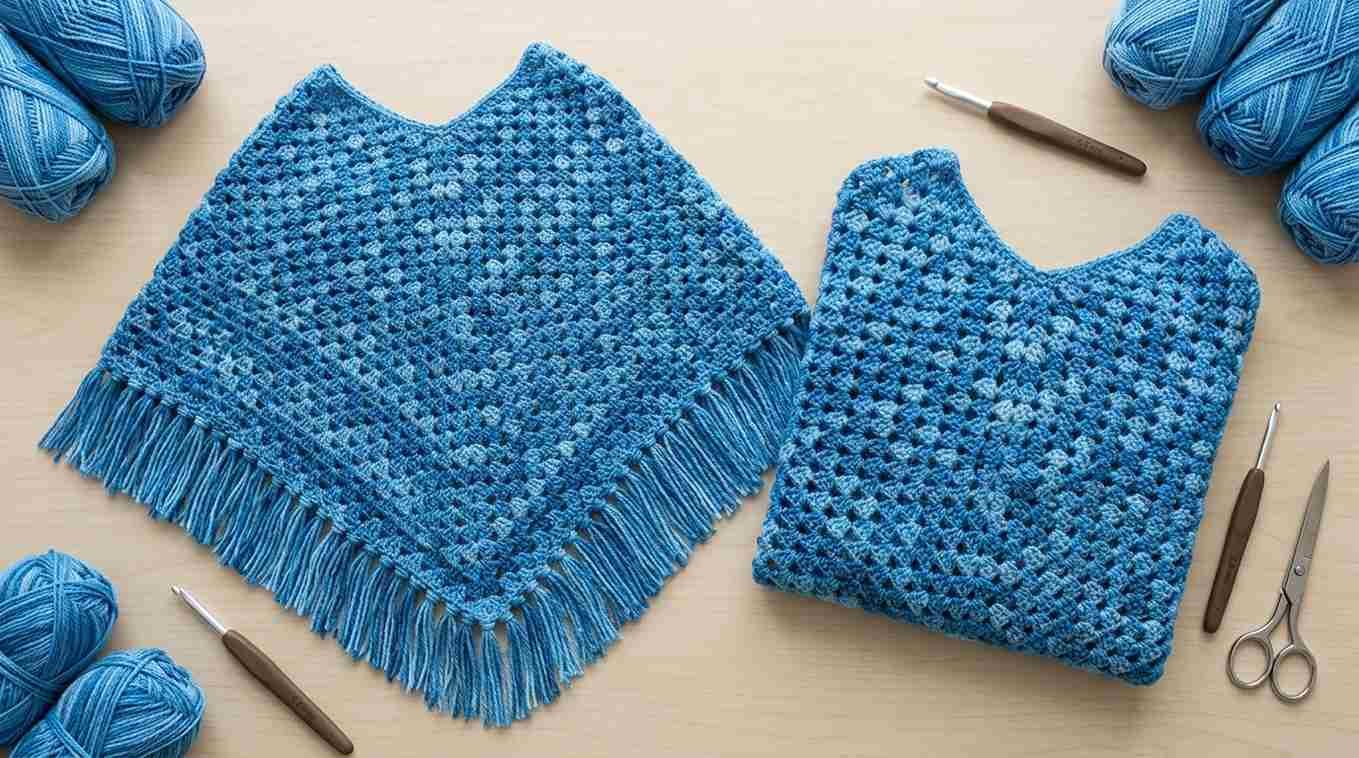 crochet poncho pattern