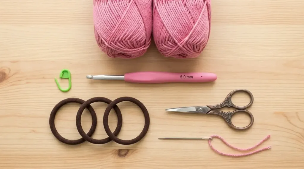 crochet scrunchie