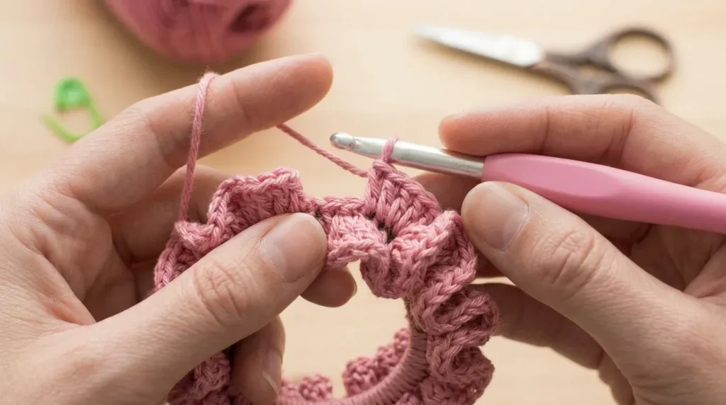 crochet scrunchie