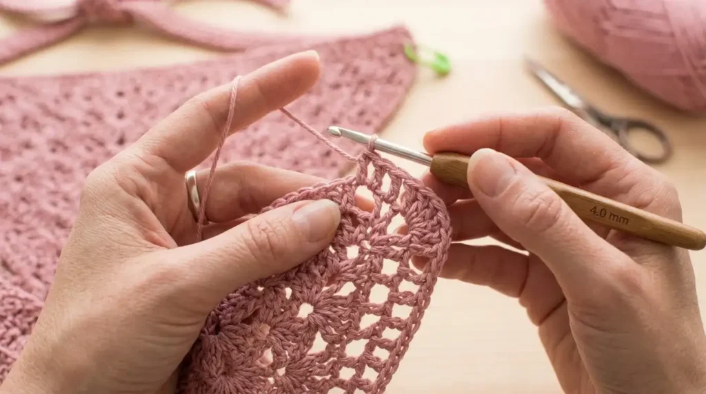 crochet scrunchie