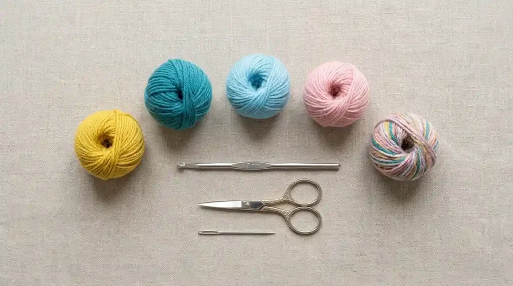 small crochet flowers