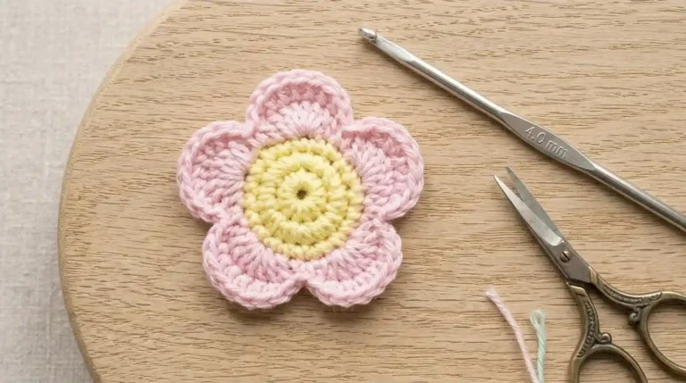 small crochet flowers