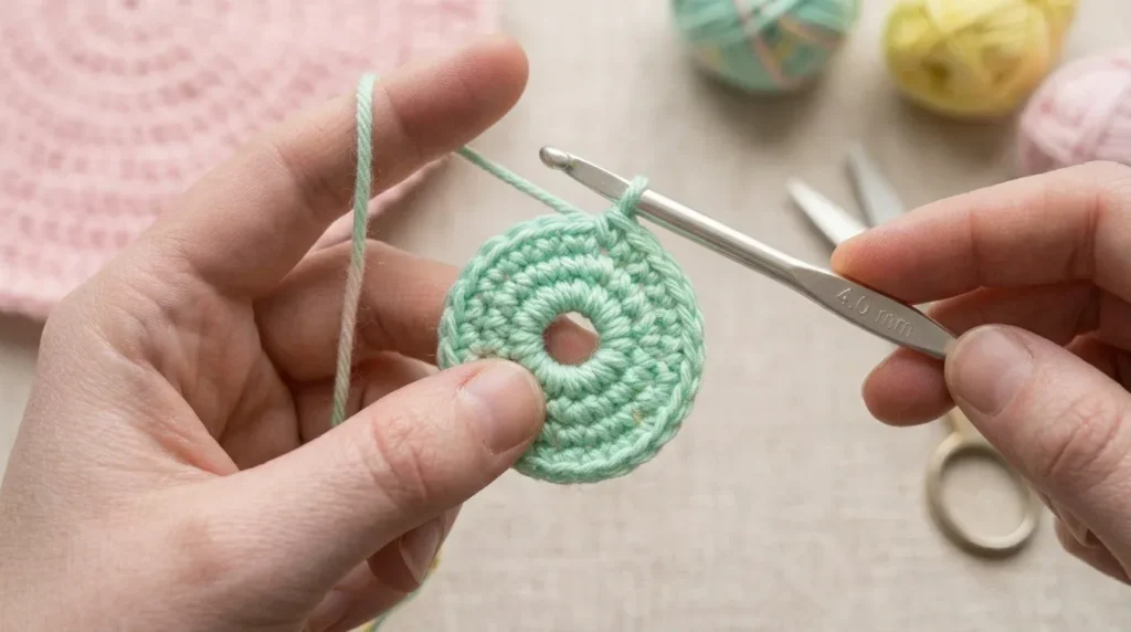 small crochet flowers
